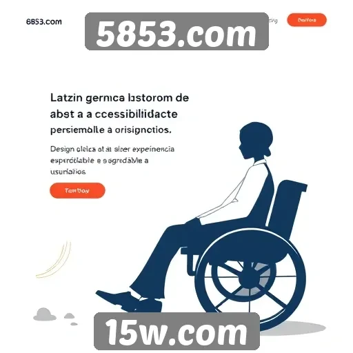 Acessibilidade e design de 5853.com em foco