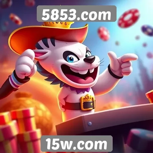 Exploração dos jogos disponíveis no 5853.com
